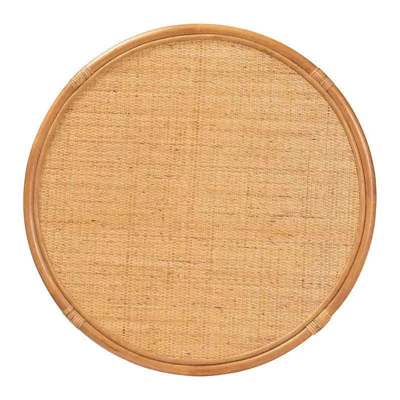 Mesa de centro Louis de ratán marrón natural estilo bohemio de bali & pari