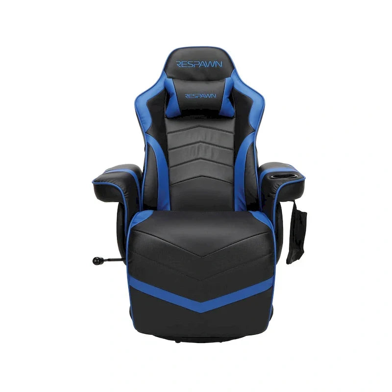 Sillón reclinable para videojuegos - Silla de juego reclinable con reposapiés