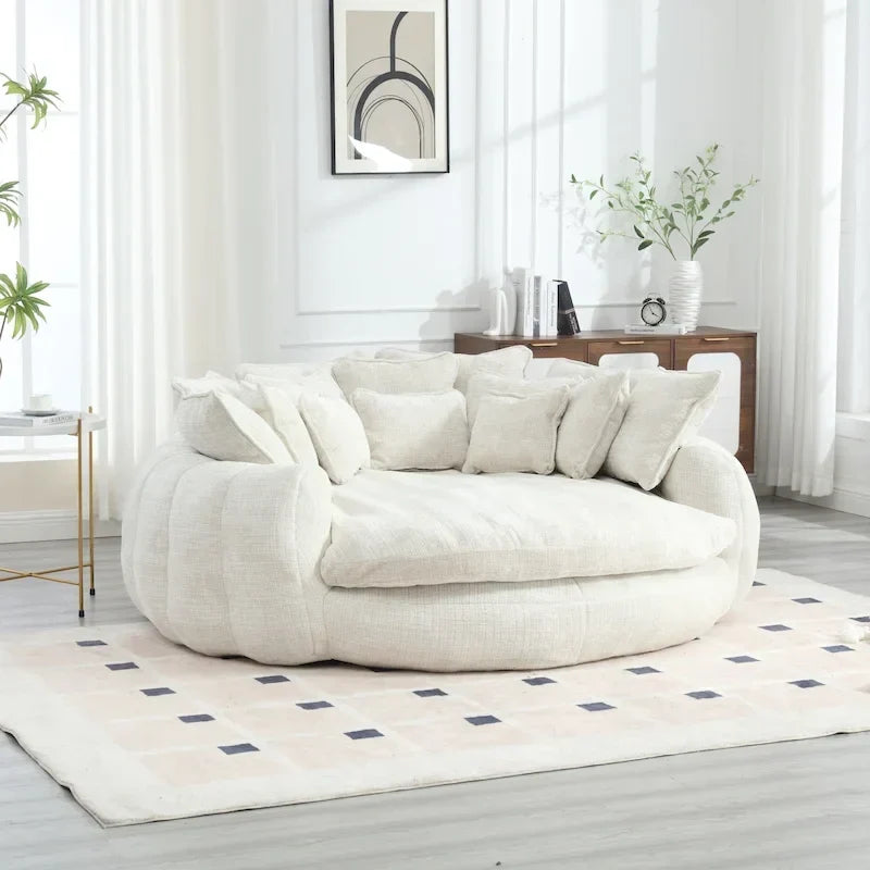 Cómodo sofá cama doble, sofá cama de gran tamaño con reposabrazos