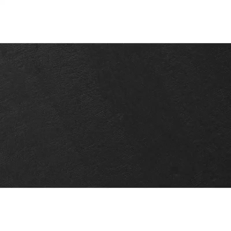Tavolino d'appoggio/laterale a strisce in legno massello di mango da 33 cm – Finitura nera contemporanea