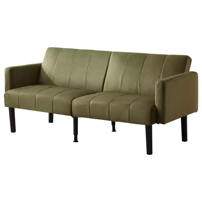 Divano Letto, Divano Futon Reclinabile a 3 Posti, Divano Letto Convertibile Moderno in Tessuto, Perfetto per Soggiorno, Camera da Letto e Appartamento