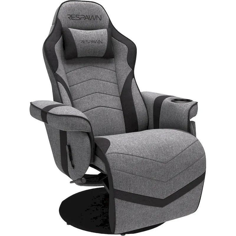 Sillón reclinable para videojuegos - Silla de juego reclinable con reposapiés