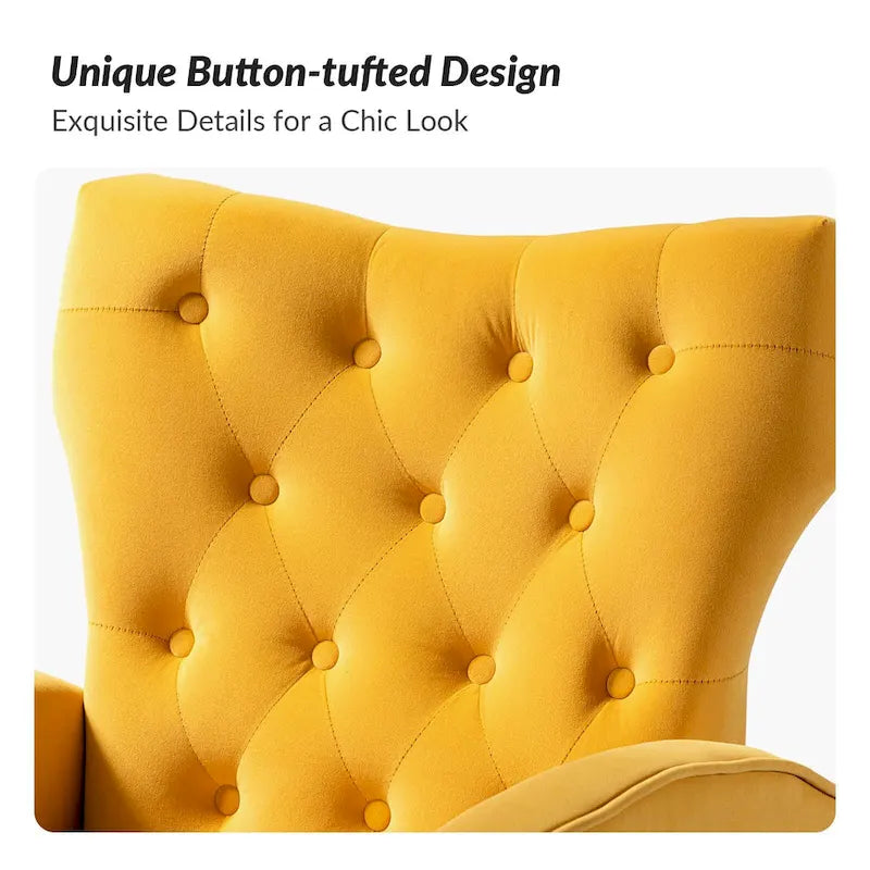 Sillón Abadiana Acolchado con Base Metálica