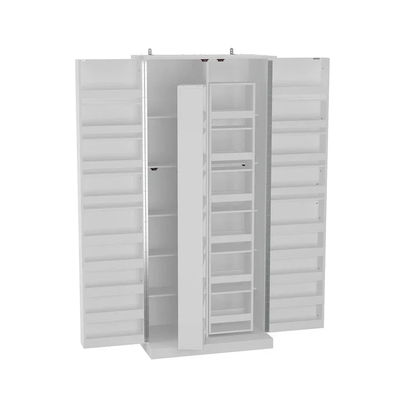 Organizador de cocina versátil: Armario compacto de 31.5" con almacenamiento inteligente