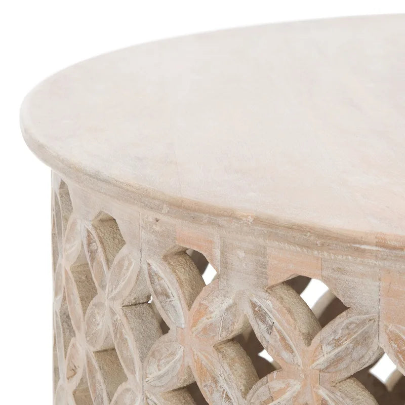 Mesa de centro redonda Antkea de SAFAVIEH - 35 L x 35 An x 16 Al - 35Anx35Fx16Al