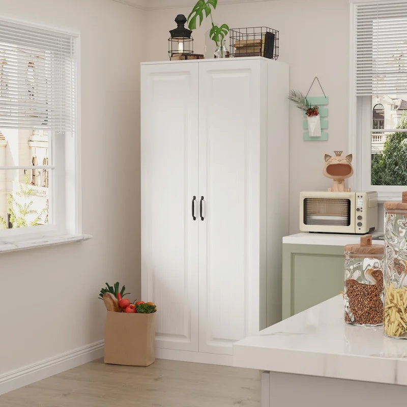 Organizador de cocina versátil: Armario compacto de 31.5" con almacenamiento inteligente
