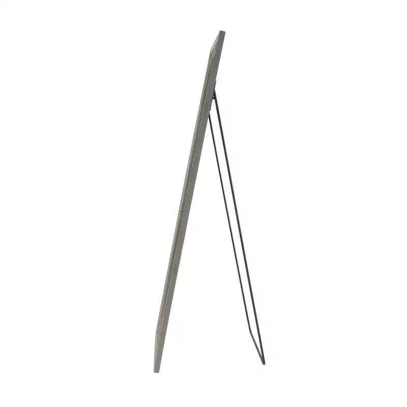 Espejo de consola de madera natural - Estilo bohemio, rectangular, no requiere montaje