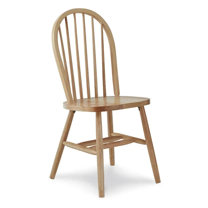 Silla de comedor Windsor de madera maciza con husillos de International Concepts