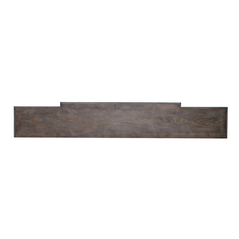Mesa Consola para Recibidor de 72 Pulgadas en Blanco Antiguo y Madera Desgastada