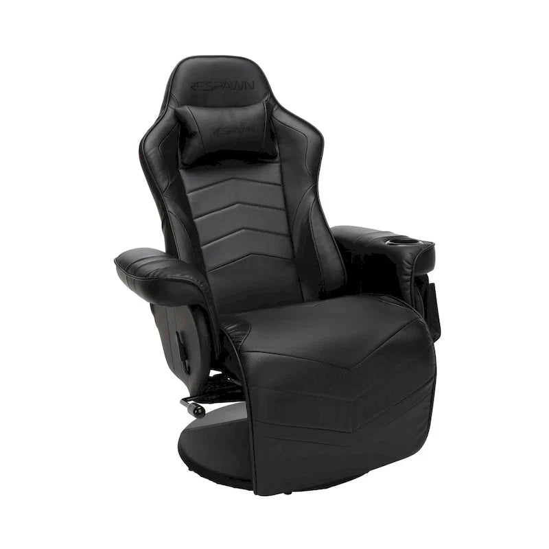 Sillón reclinable para videojuegos - Silla de juego reclinable con reposapiés