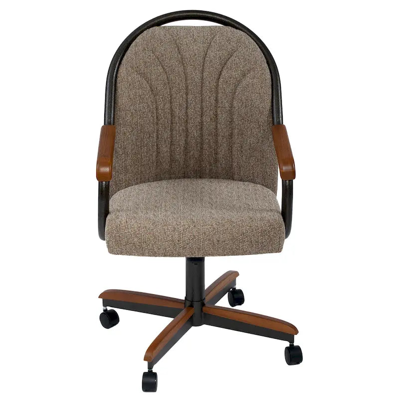 Silla de comedor giratoria e inclinable para comedores informales - 38 Al. x 22½ An. x 22 Pr. - 38 Al. x 24 An. x 22 Pr.