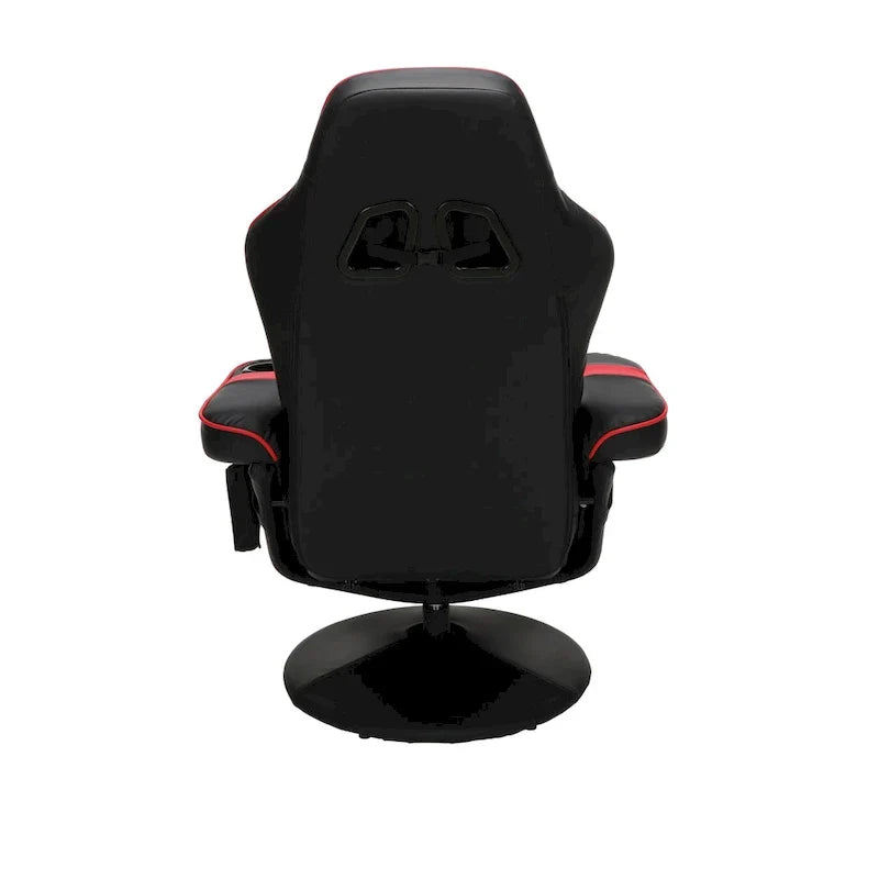 Sillón reclinable para videojuegos - Silla de juego reclinable con reposapiés