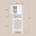 Armario de almacenamiento para baño, Armario de almacenamiento para inodoro, Estante de baño sobre el inodoro, Ahorrador de espacio para inodoro