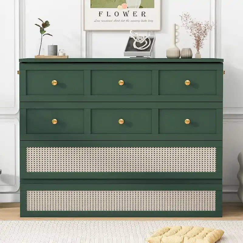 Cama Murphy de tamaño completo Nestfair con cajones grandes