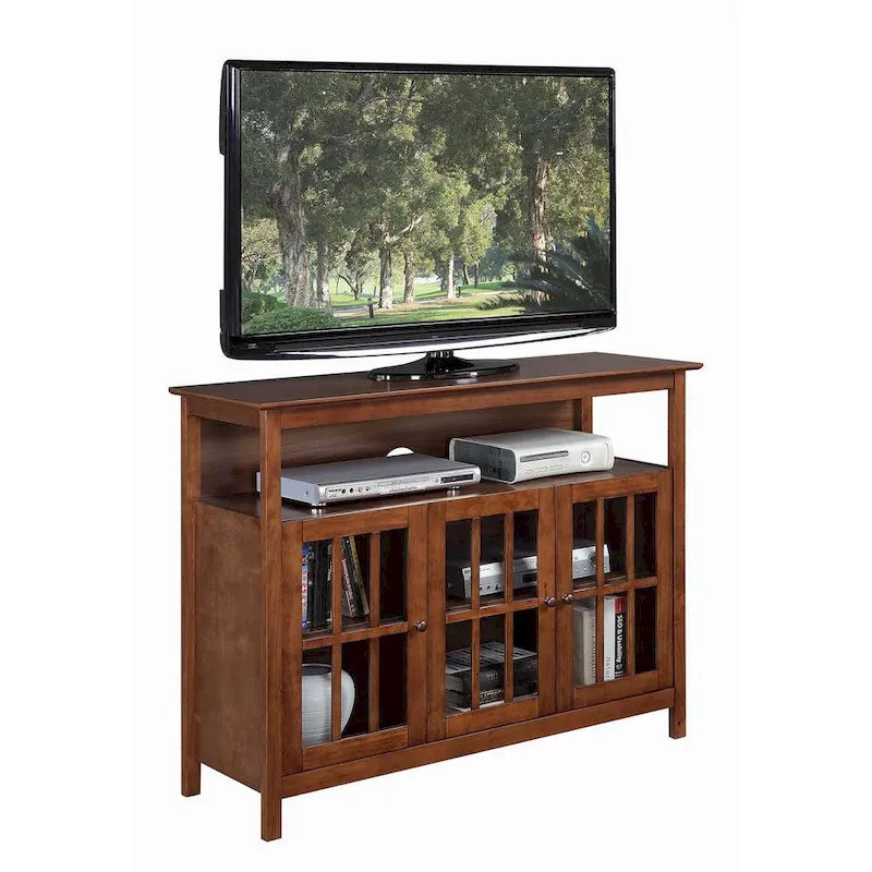 Mueble de TV de Lujo Big Sur de Convenience Concepts con Armarios de Almacenamiento y Estante para Televisores de hasta 55 Pulgadas
