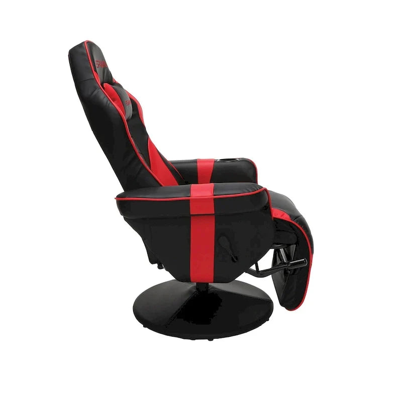 Sillón reclinable para videojuegos - Silla de juego reclinable con reposapiés
