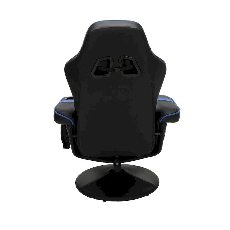Sillón reclinable para videojuegos - Silla de juego reclinable con reposapiés