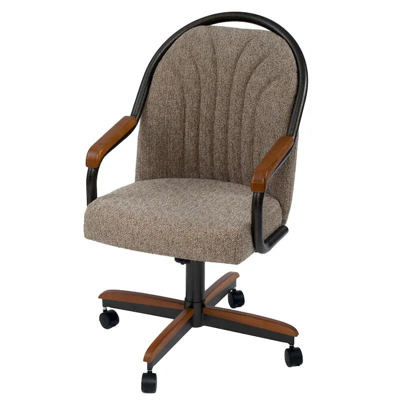 Silla de comedor giratoria e inclinable para comedores informales - 38 Al. x 22½ An. x 22 Pr. - 38 Al. x 24 An. x 22 Pr.