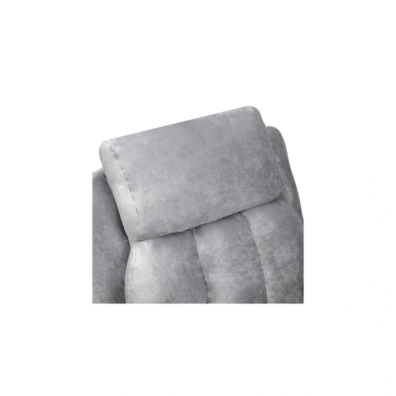 Sillón Reclinable Deluxe para Niños con Reposapiés, Reposacabezas y 2 Portavasos, Reclinable Infantil de Microfibra para Mayores de 3 Años