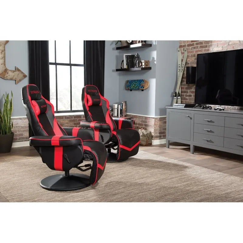 Sillón reclinable para videojuegos - Silla de juego reclinable con reposapiés