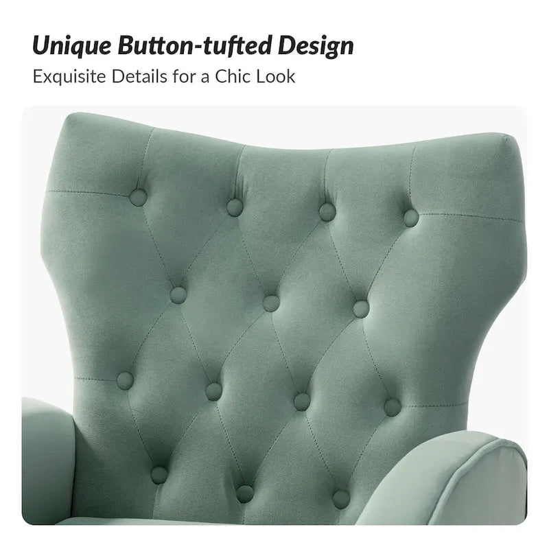 Sillón Abadiana Acolchado con Base Metálica
