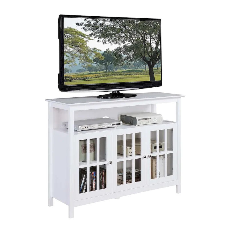 Mueble de TV de Lujo Big Sur de Convenience Concepts con Armarios de Almacenamiento y Estante para Televisores de hasta 55 Pulgadas