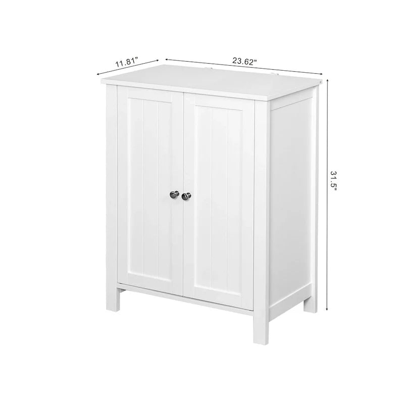 Armario de almacenamiento de doble puerta para suelo de baño