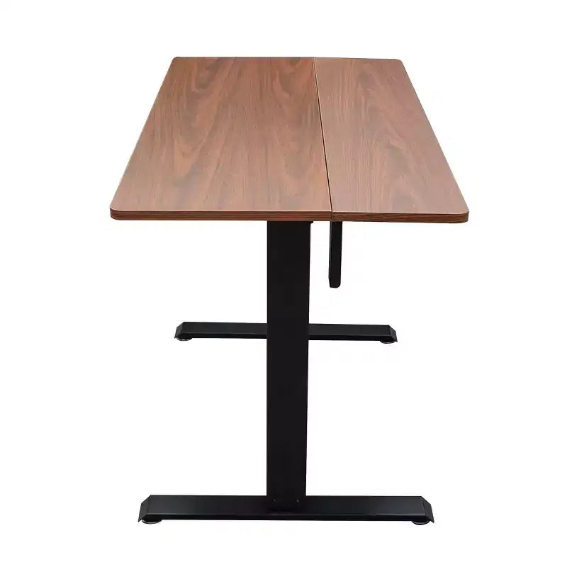 Scrivania a due piani compatta ed elettrica regolabile in altezza - 122 cm di larghezza