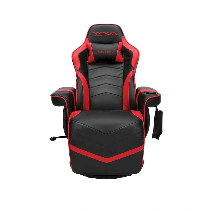 Sillón reclinable para videojuegos - Silla de juego reclinable con reposapiés