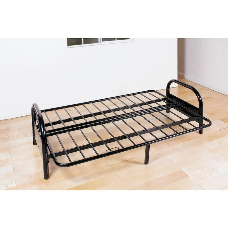 Armazón ajustable Alfonso para futón, metal negro