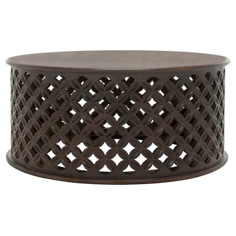 Mesa de centro redonda Antkea de SAFAVIEH - 35 L x 35 An x 16 Al - 35Anx35Fx16Al