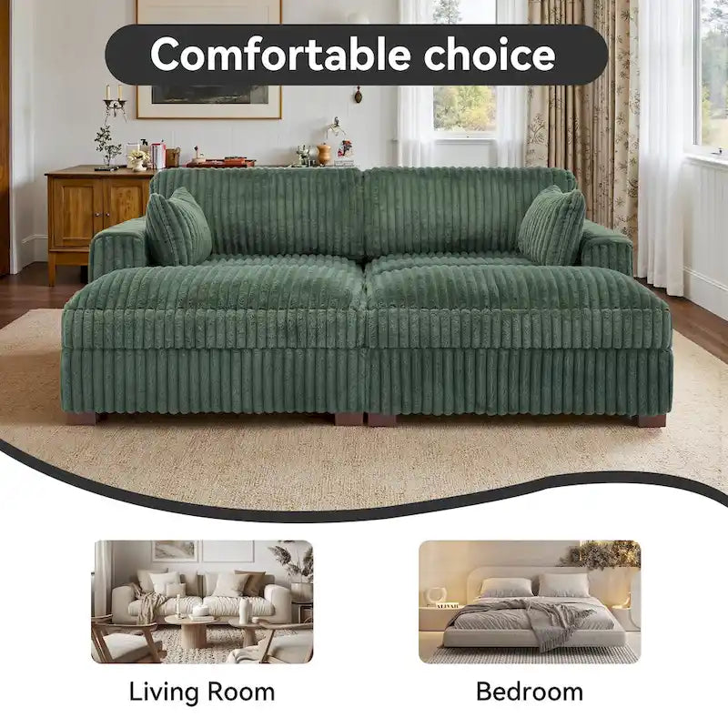 Sofá Modular Seccional de Tela para Salón y Dormitorio