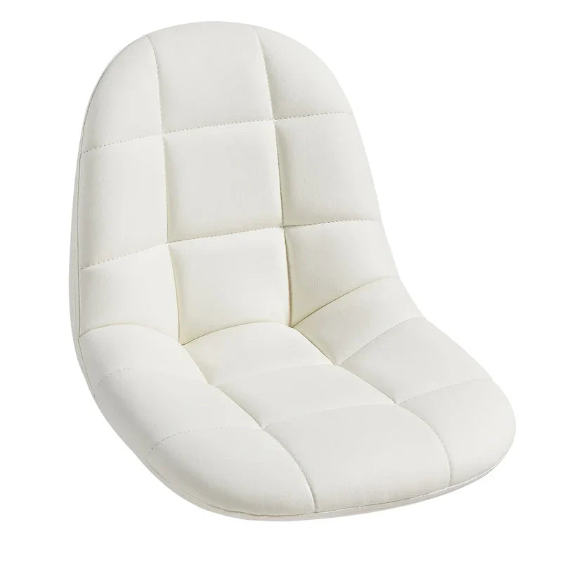 Silla de oficina en casa sin brazos Javlergo, silla de escritorio de computadora con ruedas y altura ajustable