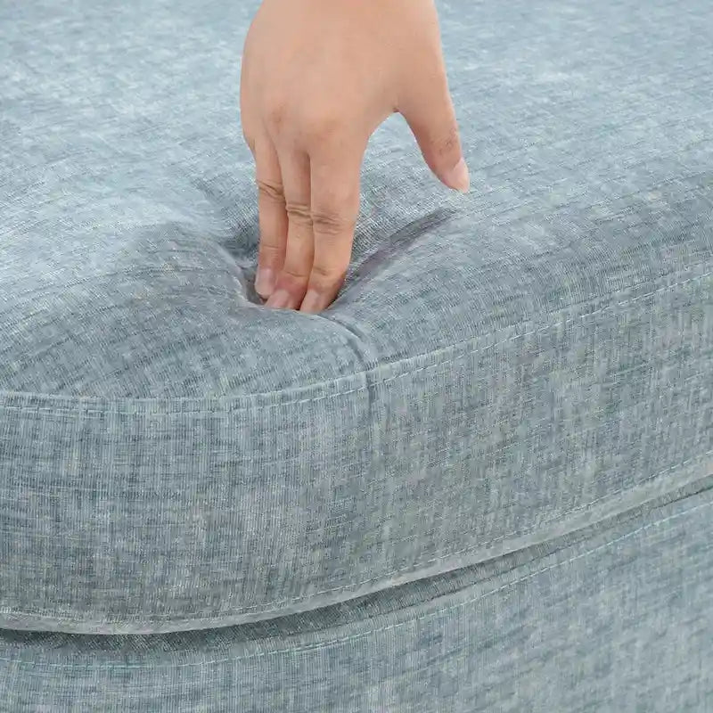 Juego de sillones giratorios tapizados en chenilla moderna, juego de sillones giratorios modernos para sala de estar