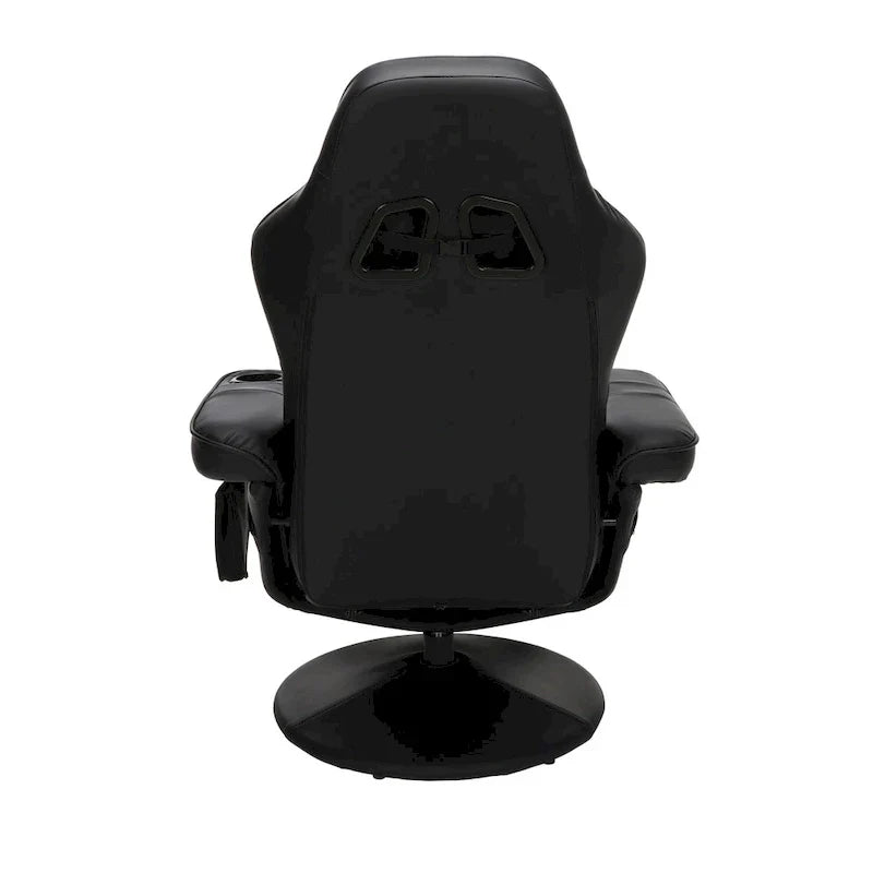 Sillón reclinable para videojuegos - Silla de juego reclinable con reposapiés