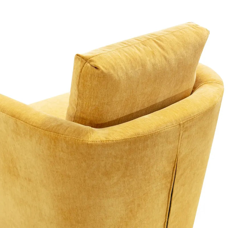 Juego de sillones giratorios tapizados en chenilla moderna, juego de sillones giratorios modernos para sala de estar