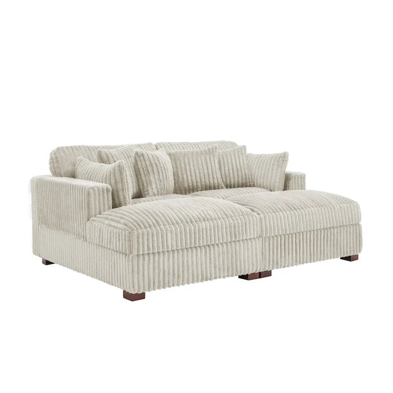 Sofá Modular Seccional de Tela para Salón y Dormitorio