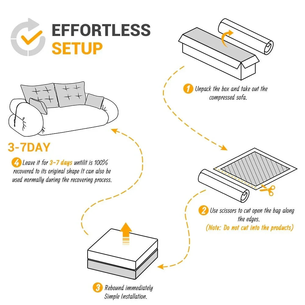 Sofá cama plegable multifuncional de 78.7