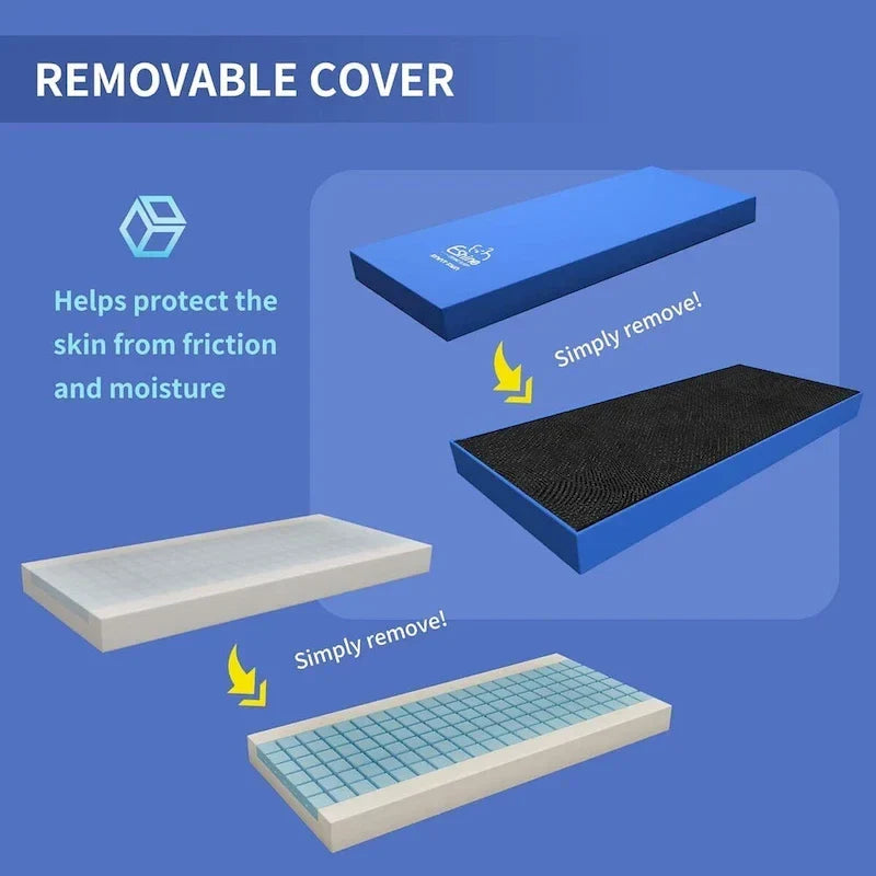 Cama articulada con control remoto inalámbrico, base de cama de hospital con/sin colchón