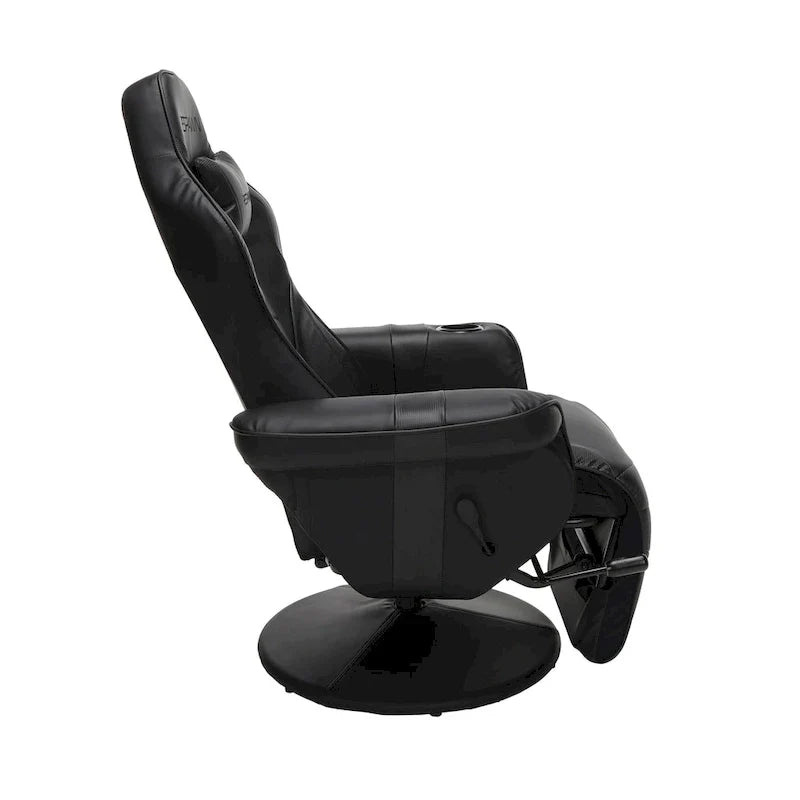 Sillón reclinable para videojuegos - Silla de juego reclinable con reposapiés