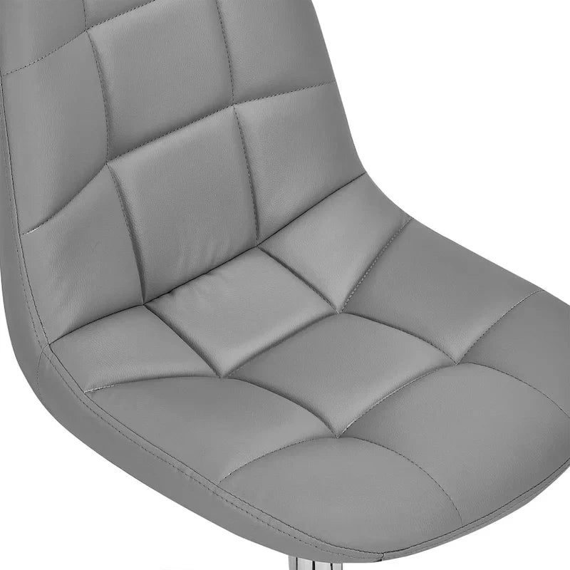 Silla de oficina en casa sin brazos Javlergo, silla de escritorio de computadora con ruedas y altura ajustable