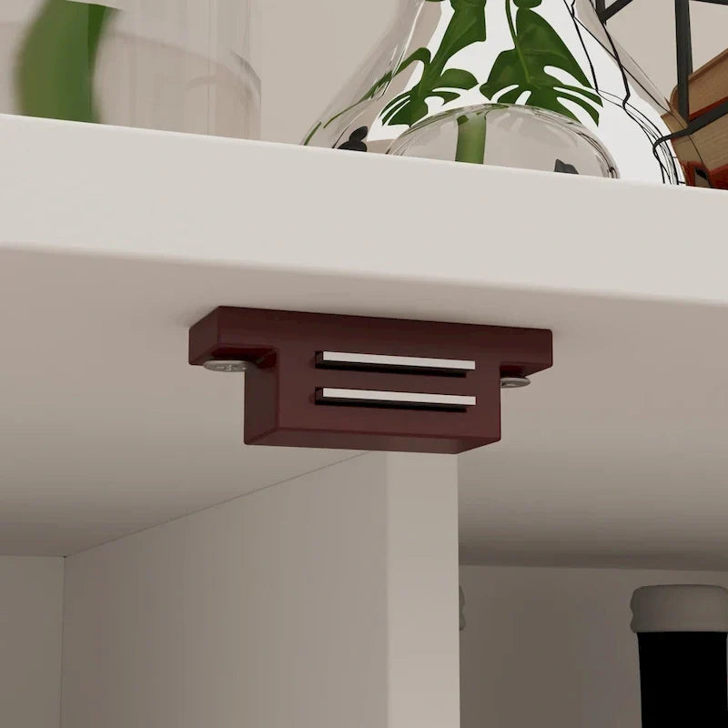 Organizador de cocina versátil: Armario compacto de 31.5" con almacenamiento inteligente