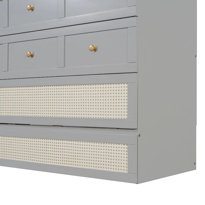 Cama Murphy de tamaño completo Nestfair con cajones grandes