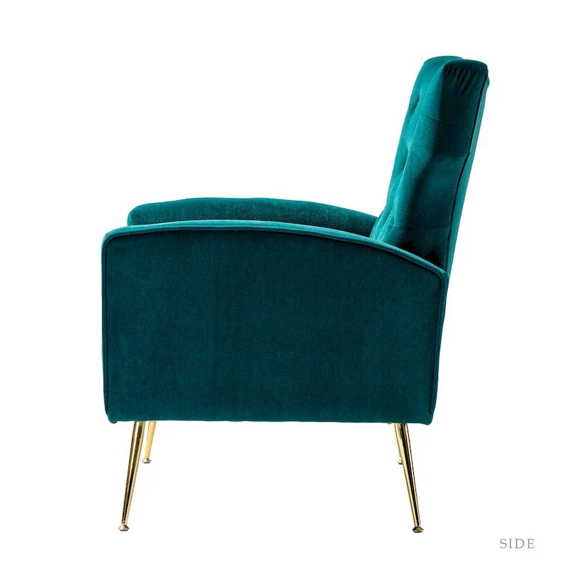 Sillón Abadiana Acolchado con Base Metálica