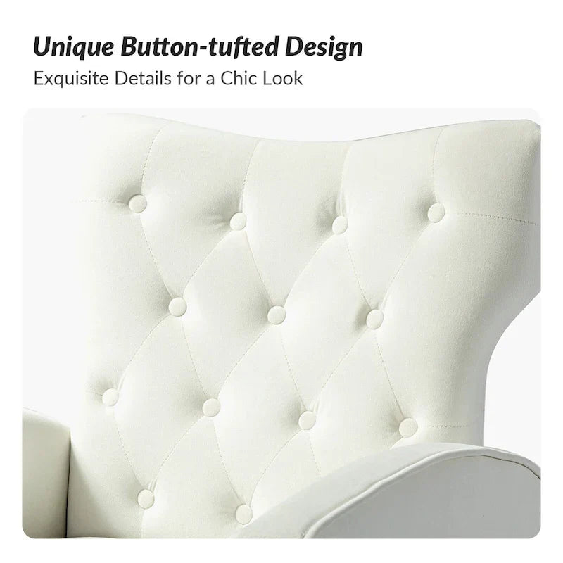Sillón Abadiana Acolchado con Base Metálica