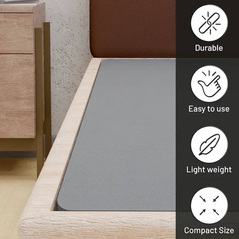 ONETAN, Base de Somier Dividida de 1.5 Pulgadas para Soporte de Colchón/Cama - Completamente Ensamblada, Comodidad y Soporte Mejorados, Gris