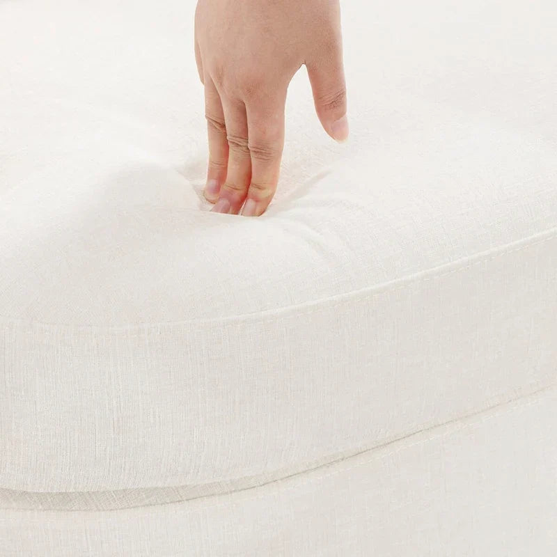 Juego de sillones giratorios tapizados en chenilla moderna, juego de sillones giratorios modernos para sala de estar