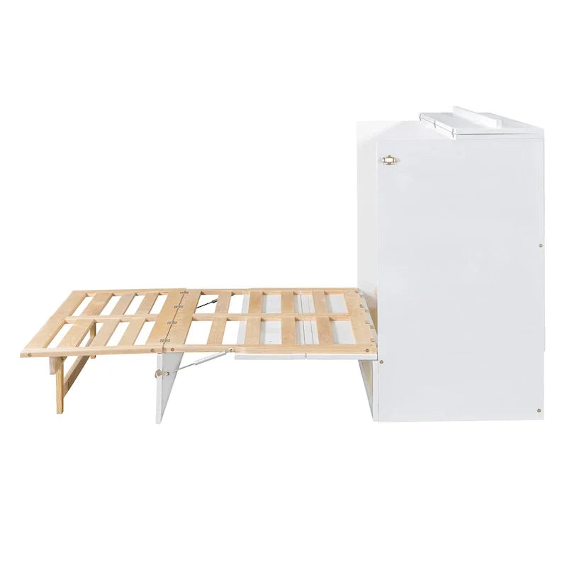 Cama Murphy de tamaño completo Nestfair con cajones grandes