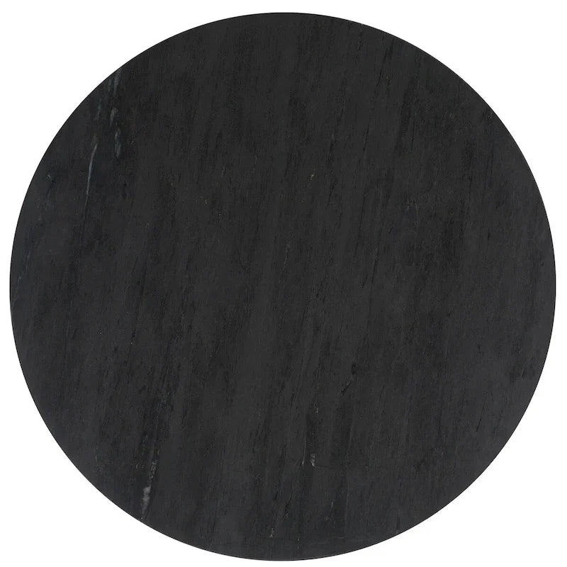 SAFAVIEH Couture Ghicu - Mesa auxiliar redonda alta de mármol - 22 pulg. An x 21 pulg. Prof. x 24 pulg. Al - 21 An x 21 Prof. x 24 Al