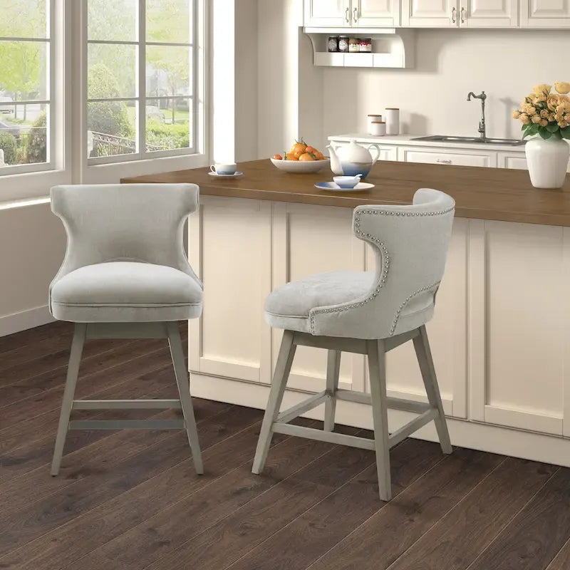 Taburete de mostrador giratorio 360 grados Madison Park Janet